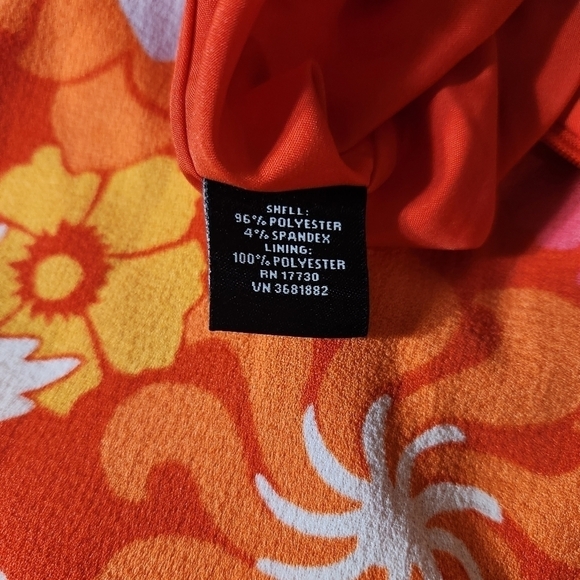 Victoria Beckham for Target Retro Mod Floral Romper-Size XS - Picture 8 of 9